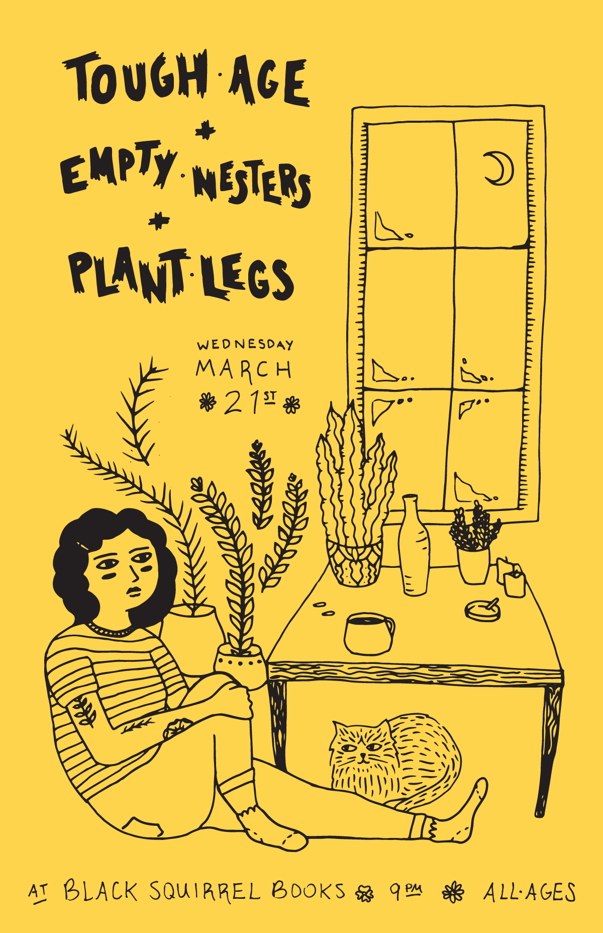 plant legs show poster by robin richardson-dupuis