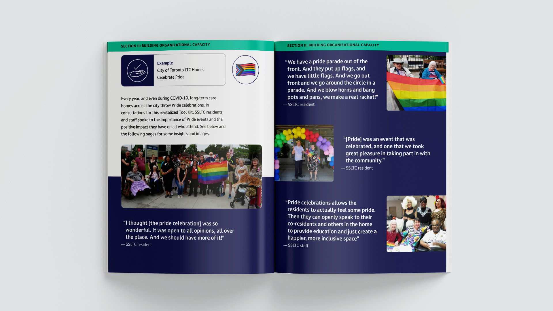 Leading and Learning with Pride Toolkit interior spread 4